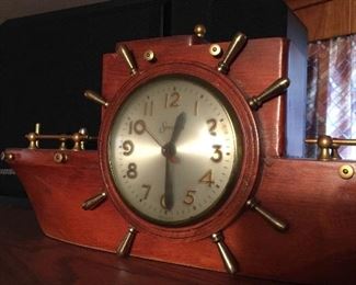 Vintage ship clock