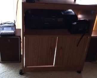 Little JVC shelf system.  The turntable needs a good cleaning and maybe a new belt