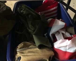 Military bags, ammo bags, medic packs, belts, etc...