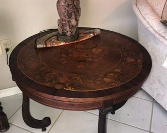 round inlay table