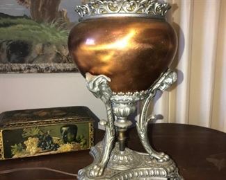 copper lamp