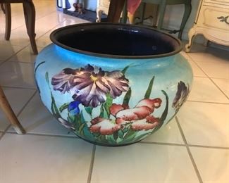 enamel planter