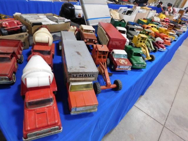 Vintage Pressed Steel toy trucks