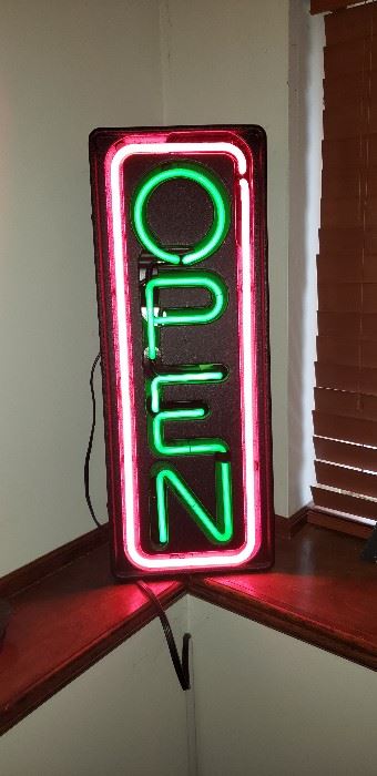"OPEN" Neon Sign-Perfect for your Man Cave!