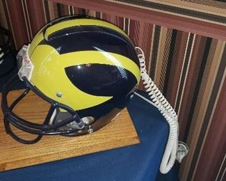 Michigan Wolverines Helmet Phone