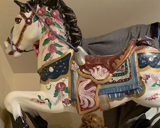 Hand painted Carousel Horse 3/3 Decorative. 