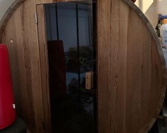 Cedar Barrel Sauna, only used a few times. 