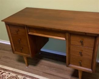 Mid Century Modern Walnut Desk  by “Maddox”