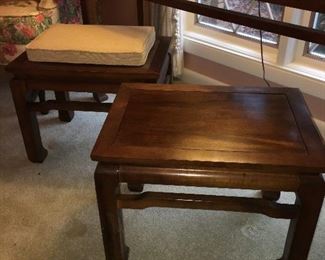 Reversible ottoman/side tables