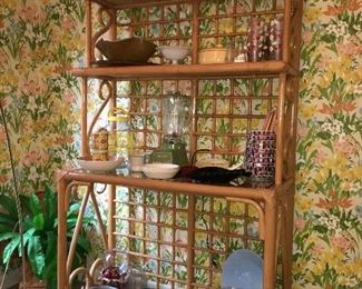 bamboo bakers rack