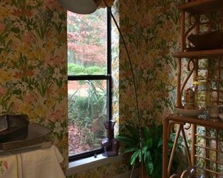 vintage metal floor lamp