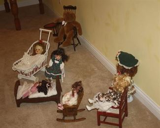 DOLLS $2 to $5  Furniture 2 to 8