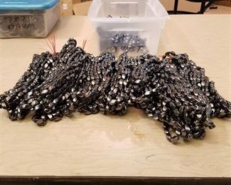 approximately 130 count 8 by 12 twist magnetic jewelry beads