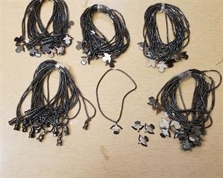 approximately 75 hematite necklaces - bear and Thunderbird pendants