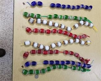 8 Strands of Chevron Beads