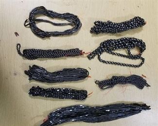 assorted magnetic jewelry beads on strands