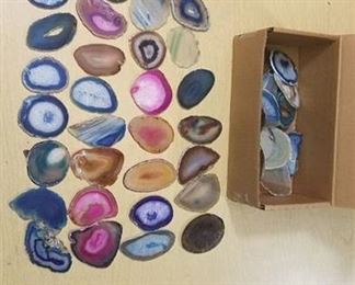 over 40 small geodes