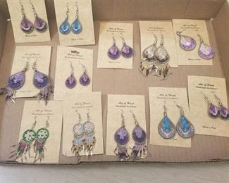 approximately 125 pair of assorted earrings