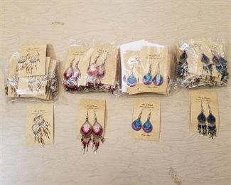 approximately 100 Pair of handcrafted earrings