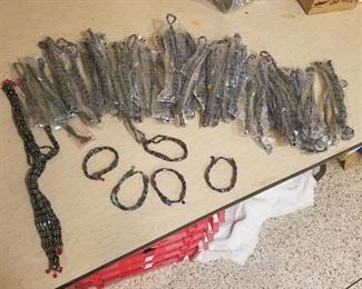 large assortment of magnetic bracelets wraps