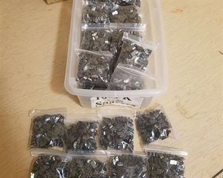 40 bag of jewelry bead spacers - 100 pieces per bag- magnetic