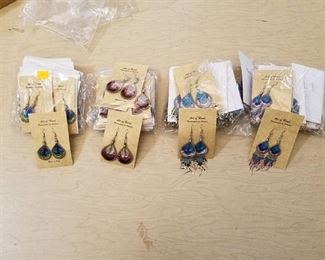 approximately 100 Pair of handcrafted earrings