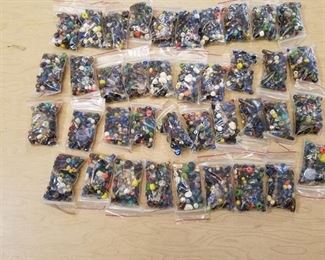 approximately 39 bags of assorted jewelry beads