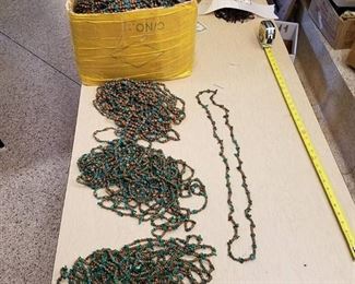 approximately 150 large beaded strands
