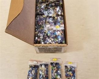 approximately 66 bags of assorted glass jewelry beads