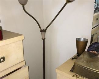 How cool is this vintage Mid century floor lamp?