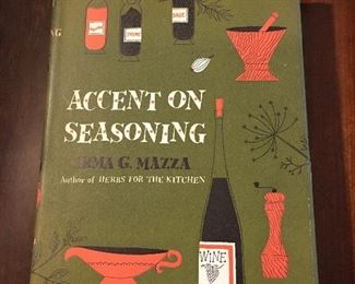 How cool! First edition 1957 cook book. “Accent on Seasoning”. 