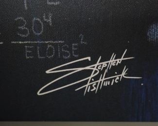 Einstein print by Stephen Fishwick