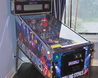 Limited edition Rolling Stones pinball machine