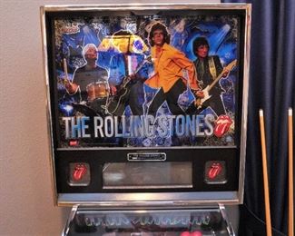 Limited edition Rolling Stones pinball machine