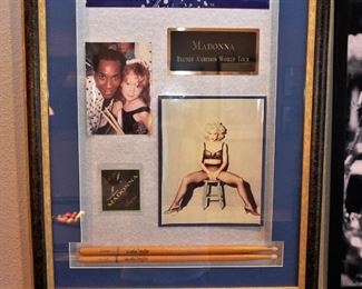 Drumsticks from Madonna's Blonde Ambition tour