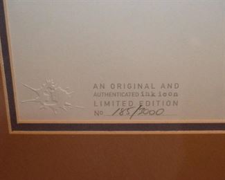 Limited edition Mick Jagger print