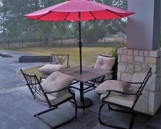 Outdoor table and chairs