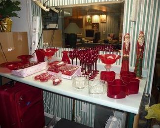 lots of RED glass