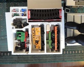 LGB 'G' guage  Work Train starter set indoor/outdoor usage. Like new.  Several additional pieces available.