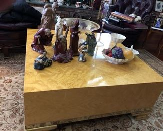 Coffee Table, Asian Figures