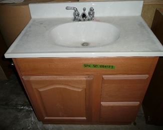 30" Vanity with Top & Faucet $65.00