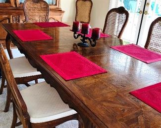 Dining Room Table and Buffet