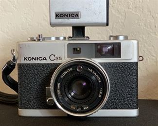 Konica C35 35mm Rangefinder Camera		
