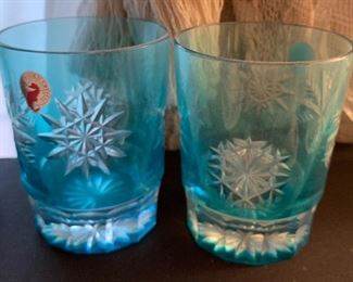 Waterford Snowflake Aqua Glass Tumbler #1		
Waterford Snowflake Aqua Glass Tumbler #2