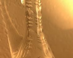 Brilliant Cut Glass Decanter Applied Handle		
