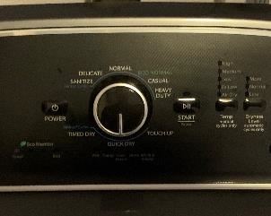 Whirlpool Cabrio 7.4 Front Load Electric Dryer WED5800BC0	43x28x28in	HxWxD
