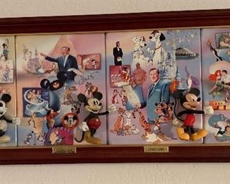 Walt Disney Mickey Bradford Exchange 3D Wall Plaque Trough the Years		
