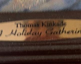 Thomas Kinkade A holiday Gathering		
