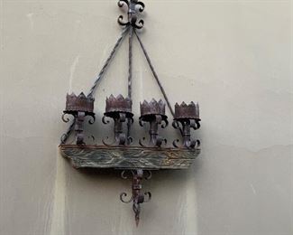 Unique Rustic Hanging Candelabra $100 