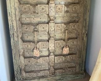 Absolutely  Gorgeous Armoir from Indonesia solid heavy ornate piece $3500